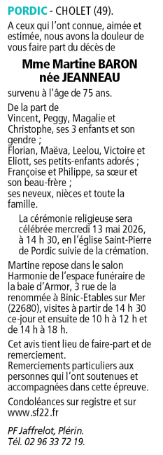 Avis de décès