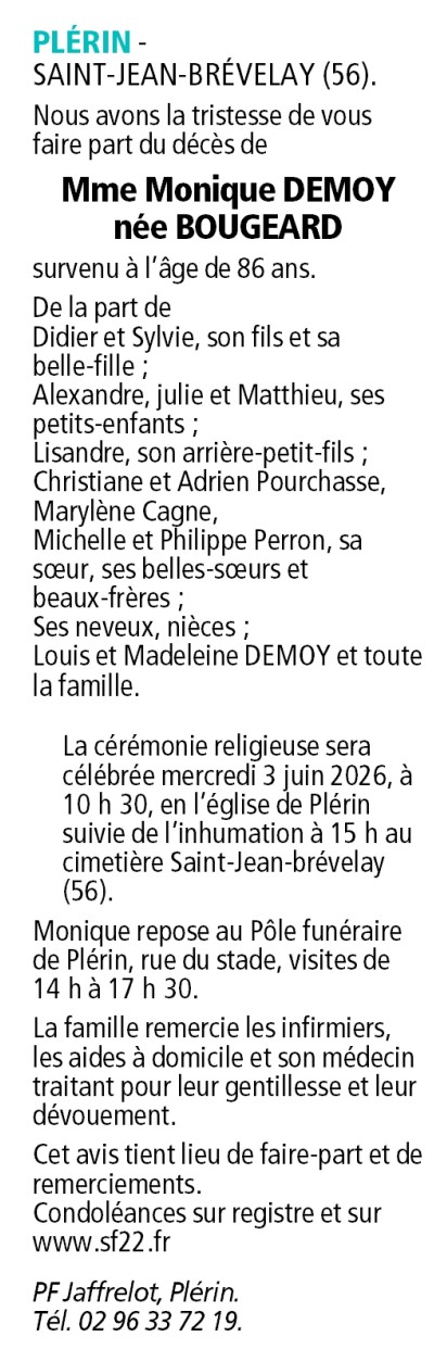 Avis de décès