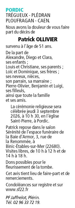 Avis de décès